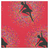Ballerina kleur burst stof (Close Up)