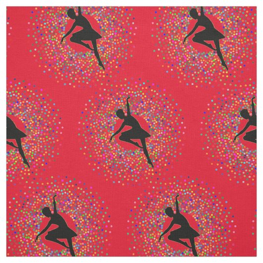 Ballerina kleur burst stof (Swatch)