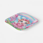  Ballerina Koe Papieren Bordje (Gebogen)