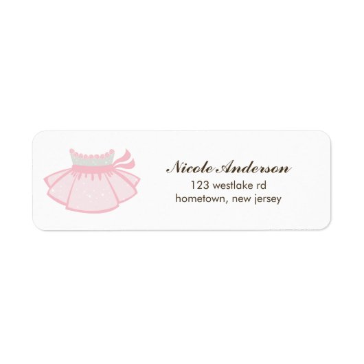 Ballerina Labels (Voorkant)