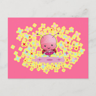 Ballerina Ladybug Briefkaart