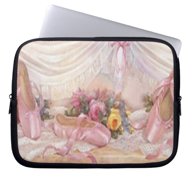  Ballerina-laptophoes Laptop Sleeve (Voorkant)
