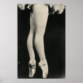 BALLERINA LEGS POSTER (Voorkant)