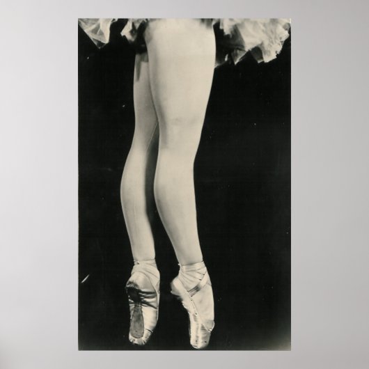 BALLERINA LEGS POSTER (Voorkant)
