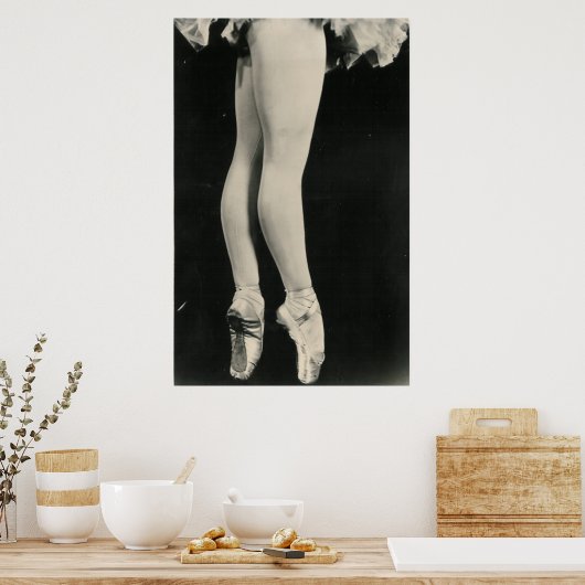 BALLERINA LEGS POSTER (Keuken)