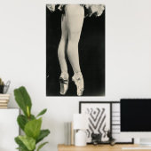 BALLERINA LEGS POSTER (Thuiskantoor)
