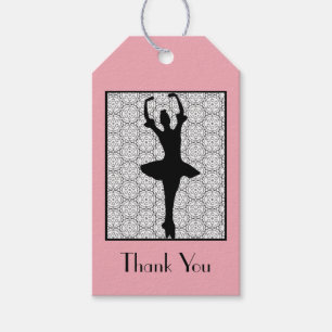 Ballerina - Leraar Waardering Dank U Cadeaulabel