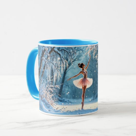 Ballerina lichte mode elegantie dans mok (Voorkant links)