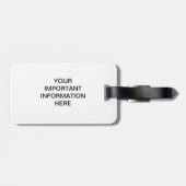 ***BALLERINA LOVES DANCE** BAGAGELABEL (Achterkant horizontaal)