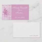 Ballerina Mammie Calling Card Contactkaartje (Voorkant / Achterkant)