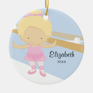 Ballerina meisje ballet dans Kerst ornament