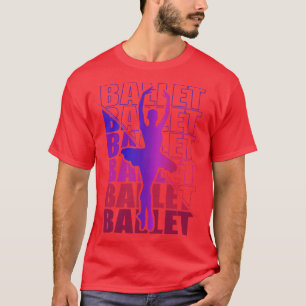 Ballerina meisje ballet dansen dans 9 t-shirt