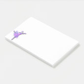 Ballerina Meisje Ballet Danser Sticky Notes (Schuin)