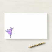 Ballerina Meisje Ballet Danser Sticky Notes (Op bureau)
