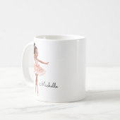  Ballerina Meisje Custom Koffiemok (Voorkant links)