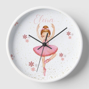 Ballerina meisje roze kinderkamer custom
