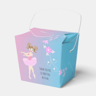 Ballerina meisje Verjaardagsfeest Bedankdoosjes