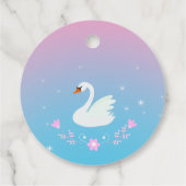  Ballerina meisje Verjaardagsfeest Bedankjes Labels (Achterkant)