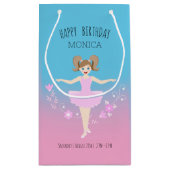  Ballerina meisje Verjaardagsfeest Klein Cadeauzakje (Achterkant)