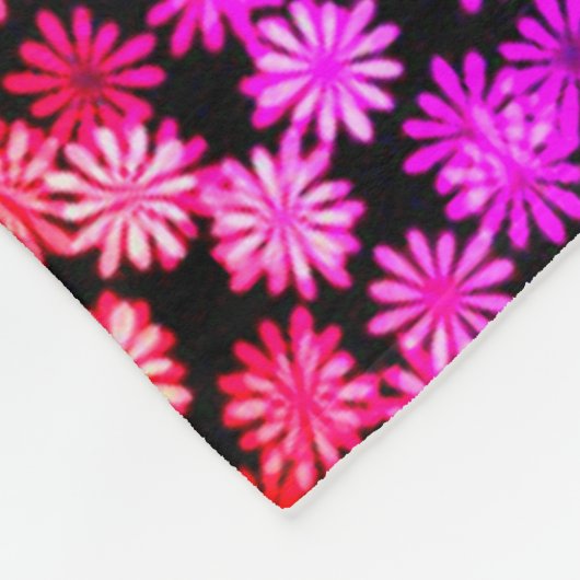 Ballerina Meisjes Kleurrijke Bloemen Dans Ballet Fleece Deken (Hoek)