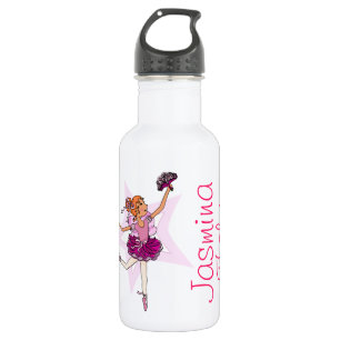 Ballerina meisjes noemden witte drinken fles