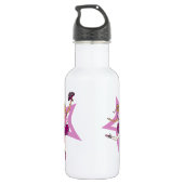 Ballerina meisjes noemen paarse drinken fles (Achterkant)