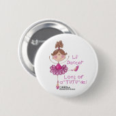 Ballerina met ATUTU Ronde Button 5,7 Cm (Voorkant /achterkant)