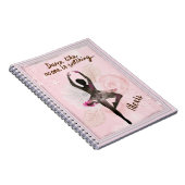Ballerina met Citaat Notitieboek (Rechterzijde)