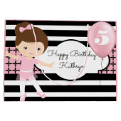  Ballerina met moderne patronen Large Cadeautasje (Achterkant)