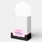 Ballerina met Roze Jurk Verjaardagsfeest Bedankdoosjes (Geopend)