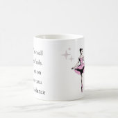  Ballerina met Schattigee Tutu Quote Koffiemok (Center)