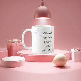  Ballerina met Schattigee Tutu Quote Koffiemok