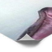 Ballerina met ventilator poster (Hoek)