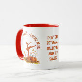 Ballerina Mijn HERFST-ERINA BALLET Thanksgiving Mok (Voorkant links)