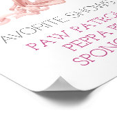 Ballerina Milestone Foto Schattige Meisje Danser Poster (Hoek)