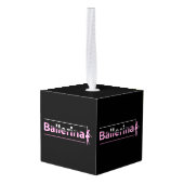 Ballerina - Minimale kunstkunst met ballet-dansere Decoratie (Achter hoekig)