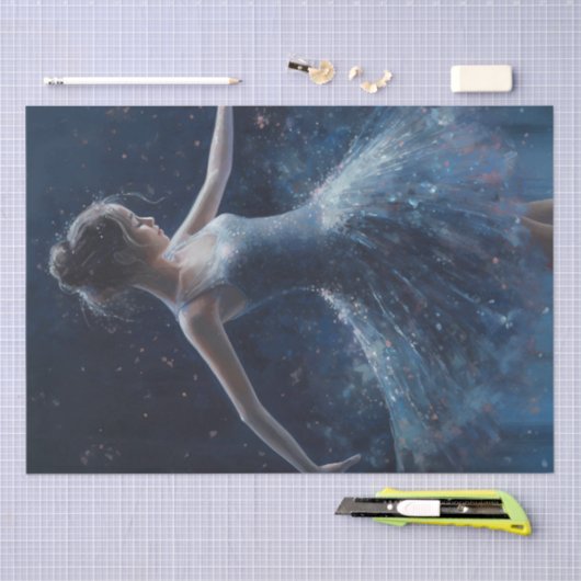 Ballerina Moonlit Tissuepapier (Craft)
