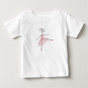 Ballerina Mouse Baby T-Shirt