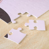 Ballerina Mouse Jigzaag Puzzle - Uw kleur - Tekst Legpuzzel (Zijkant)