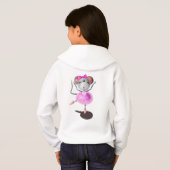 Ballerina Mouse Kinderen Hoodie (Achterkant volledig)