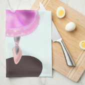 Ballerina Mouse Kitchen Towel Ballet Dancer - Fun Theedoek (Quarter Fold)