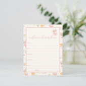 Ballerina Mouse Tutu Opgewonden advies en wensen Informatiekaartje (Staand voorkant)