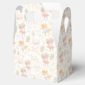 Ballerina Mouse Tutu Opgewonden Baby shower Bedankdoosjes (Geopend)