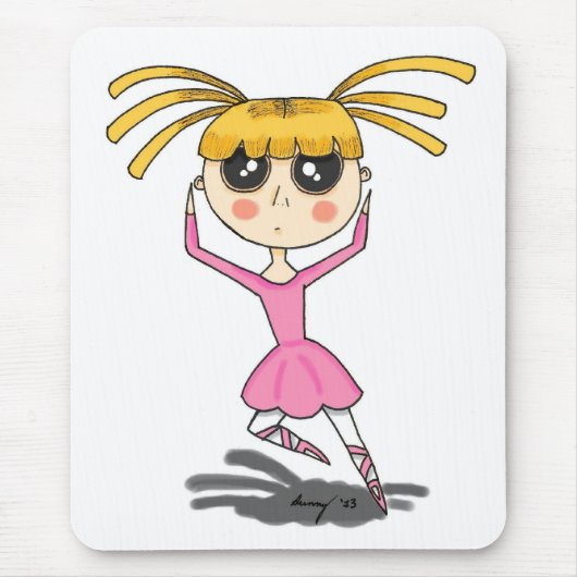 Ballerina Mousepad Muismat (Voorkant)