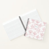 Ballerina Moves Patroon Roze ID738 Notitieboek (Binnen)