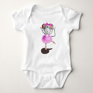 Ballerina Muis Baby Body Ballet Danser - Leuk Romper