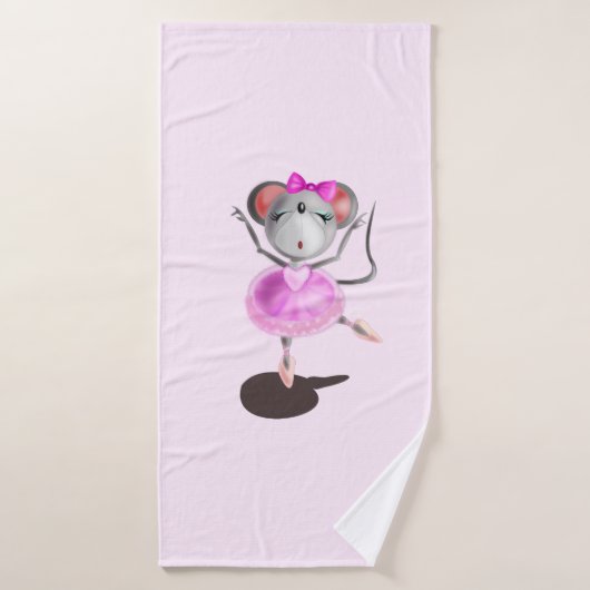 Ballerina Muis Badhanddoek (Badhanddoek)