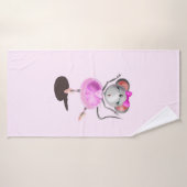 Ballerina Muis Badhanddoek (Badhanddoek)