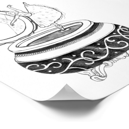 Ballerina Music Box Poster (Hoek)