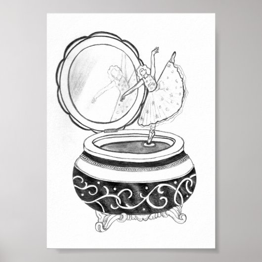 Ballerina Music Box Poster (Voorkant)